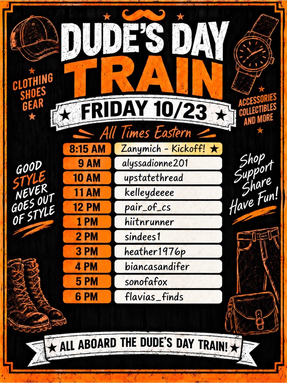 10/23/26 - Dude’s Day Train 🚂 - Picture 2 of 3